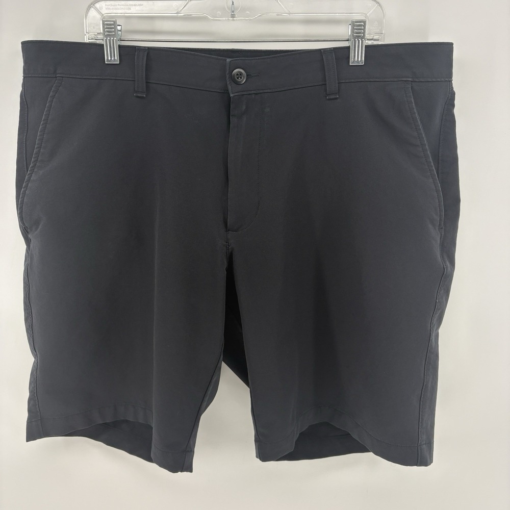 Under Armour Mens 42 Drive Shorts Black Golf Stretch Tech Performance